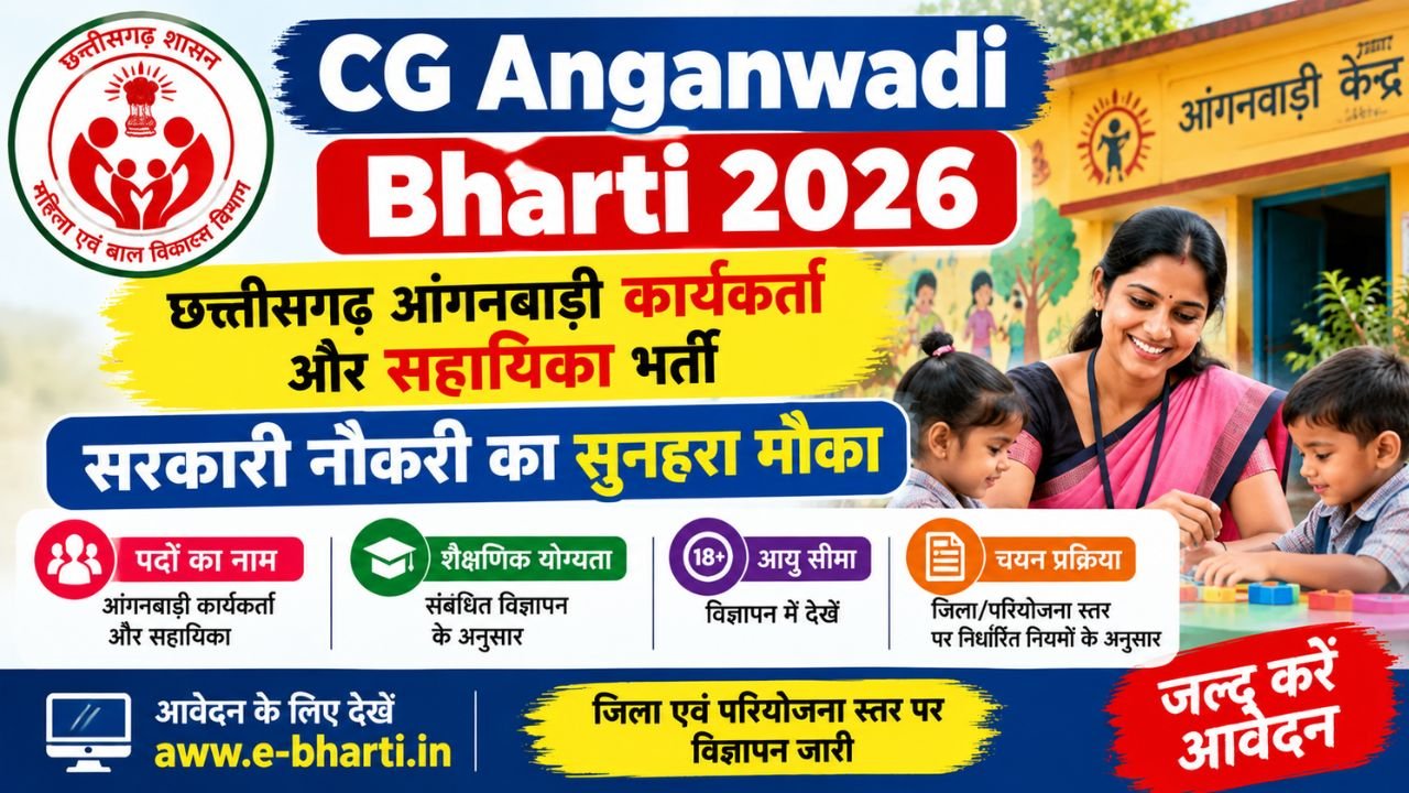 CG Anganwadi Bharti 2026